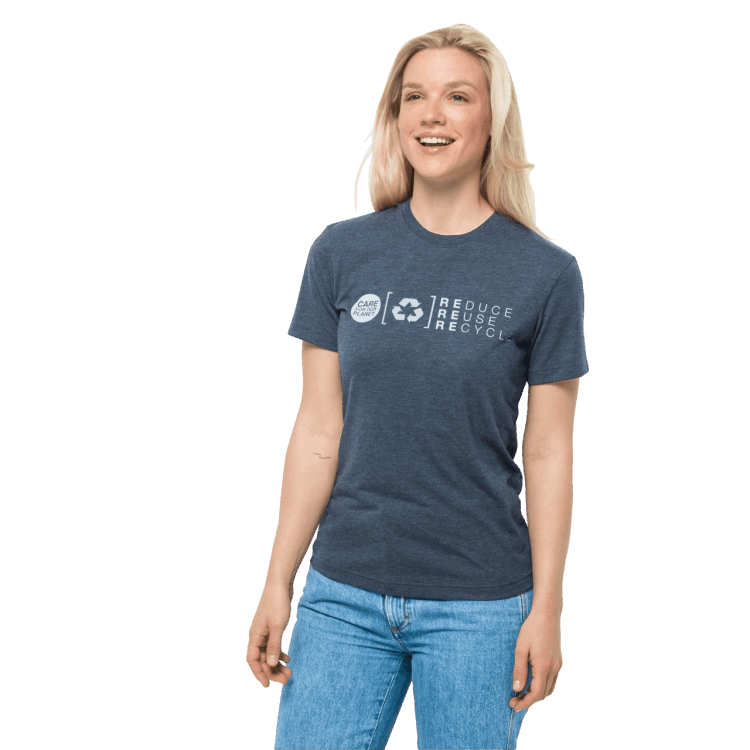 Dark Slate Brands Brand Jack Wolfskin Women's Nature Relief T