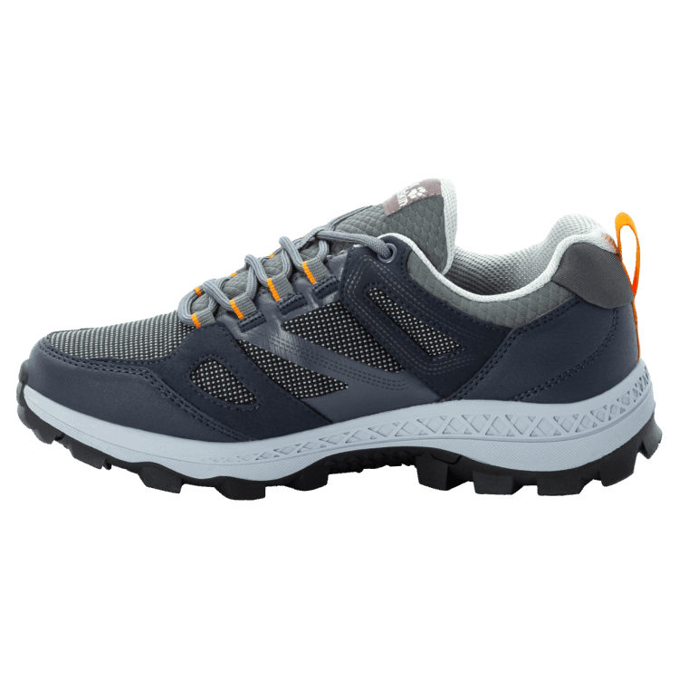 New Women's Downhill Texapore Low Brand Jack Wolfskin Dark Blue-Grey