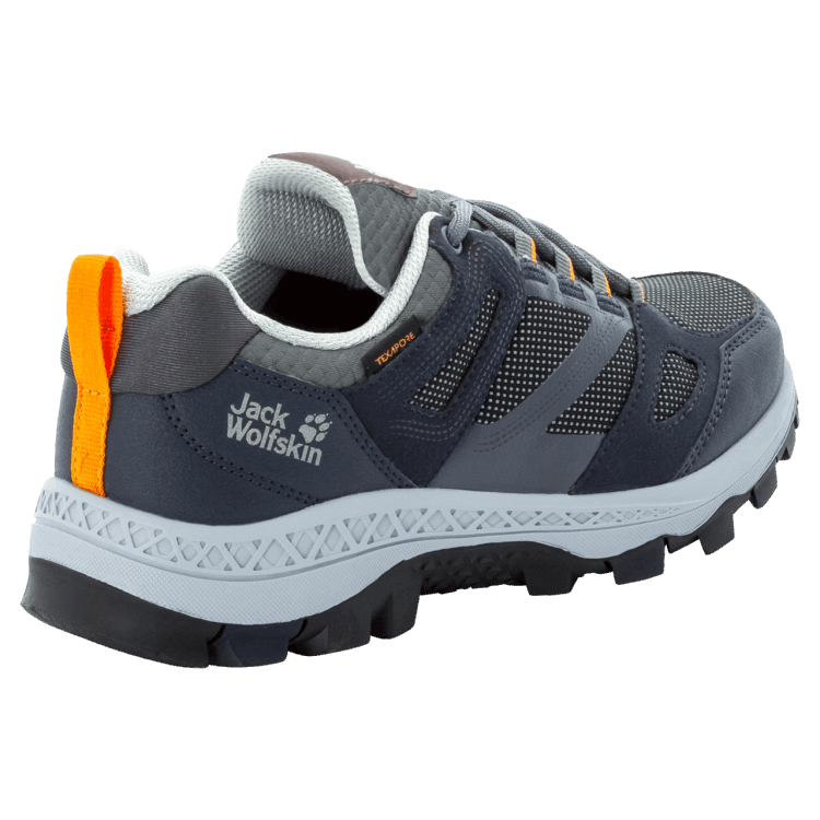 New Women's Downhill Texapore Low Brand Jack Wolfskin Dark Blue-Grey
