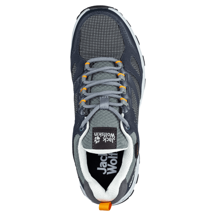New Women's Downhill Texapore Low Brand Jack Wolfskin Dark Blue-Grey