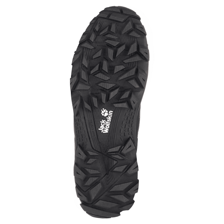 Fashion Women's Downhill Texapore Low Black-Grey Brand Jack Wolfskin