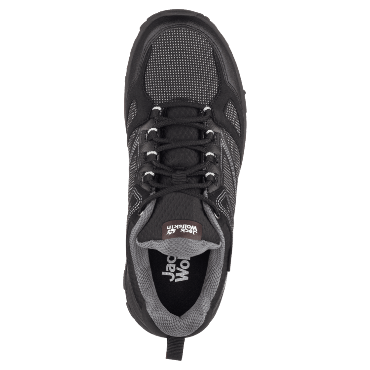Fashion Women's Downhill Texapore Low Black-Grey Brand Jack Wolfskin