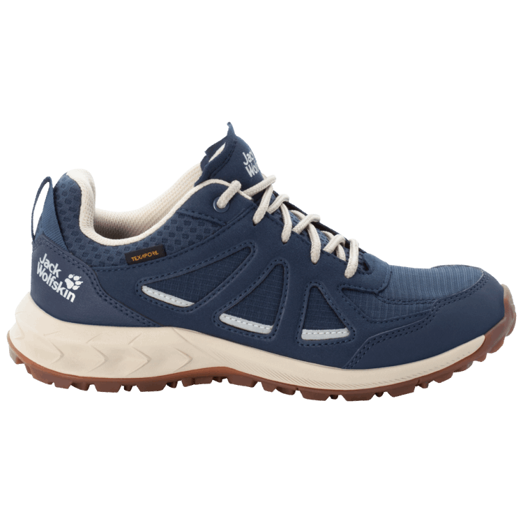Collections Brand Jack Wolfskin WOODLAND 2 TEXAPORE LOW W Dark Blue-Beige