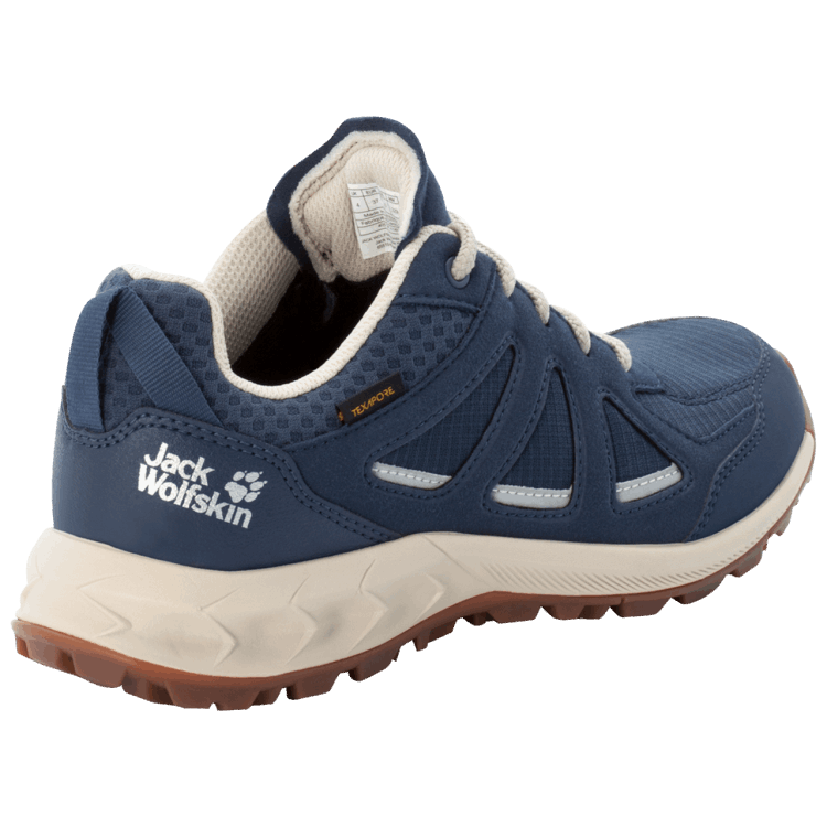 Collections Brand Jack Wolfskin WOODLAND 2 TEXAPORE LOW W Dark Blue-Beige