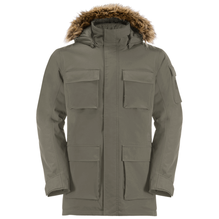 Glacier Canyon Parka Dusty Olive Hot Brand Jack Wolfskin