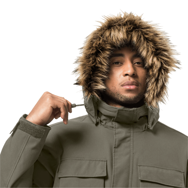 Glacier Canyon Parka Dusty Olive Hot Brand Jack Wolfskin
