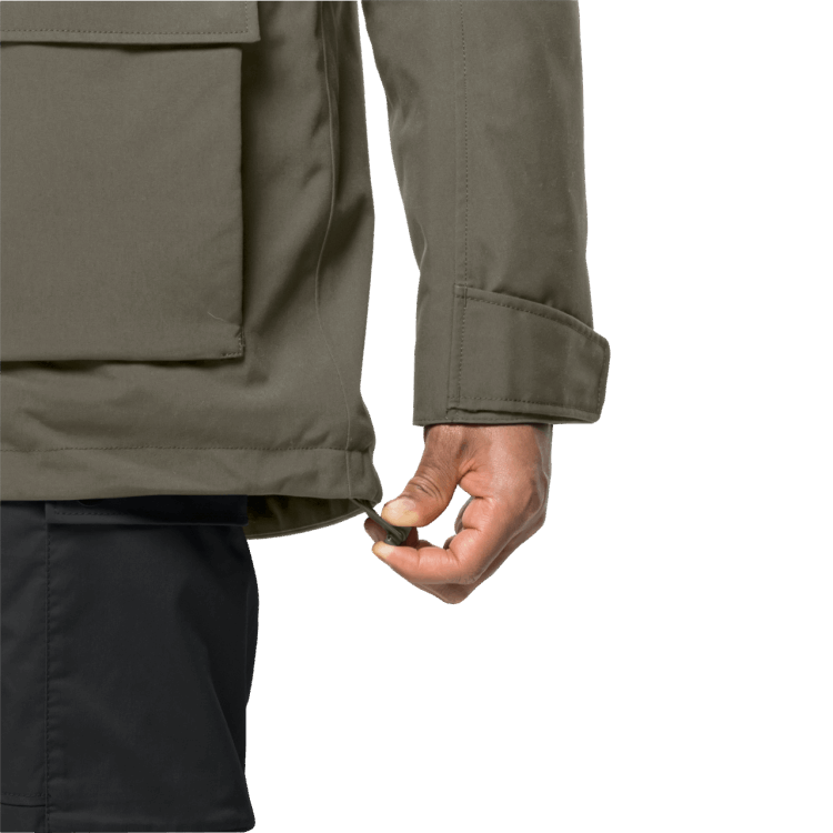 Glacier Canyon Parka Dusty Olive Hot Brand Jack Wolfskin