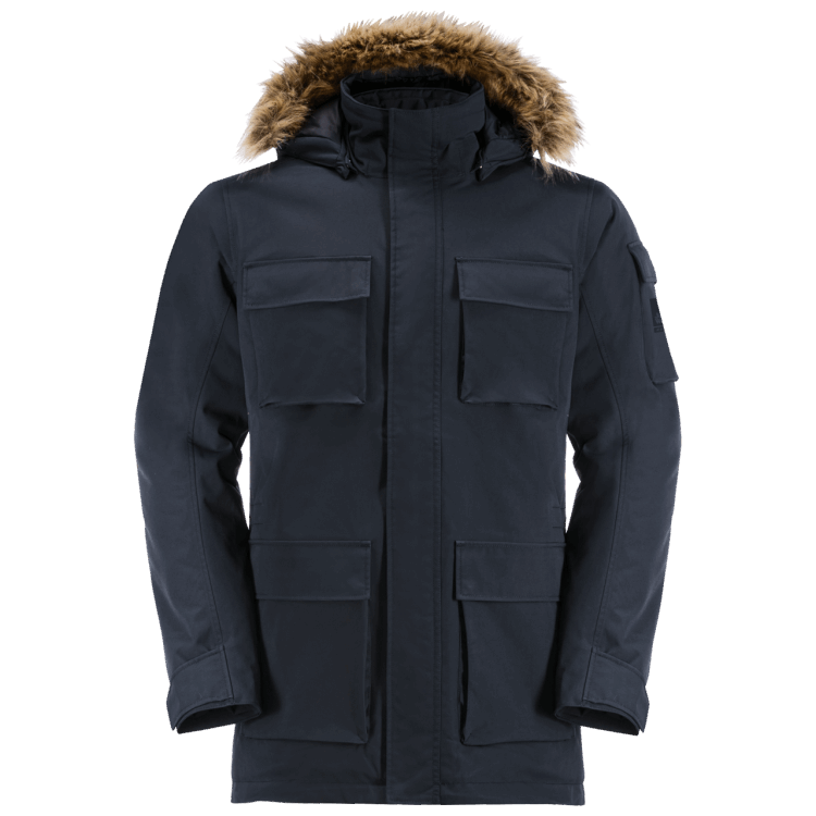 Glacier Canyon Parka Best Brand Jack Wolfskin Night Blue