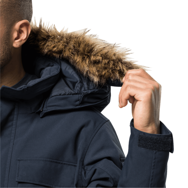 Glacier Canyon Parka Best Brand Jack Wolfskin Night Blue