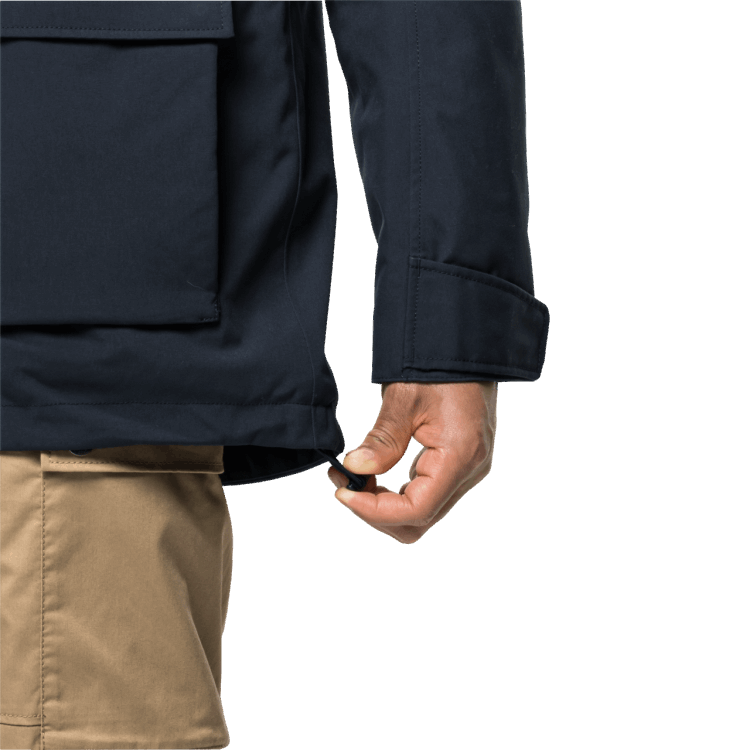Glacier Canyon Parka Best Brand Jack Wolfskin Night Blue