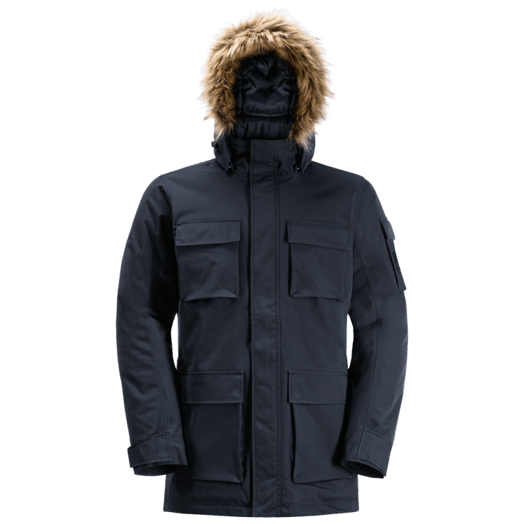 Glacier Canyon Parka Best Brand Jack Wolfskin Night Blue