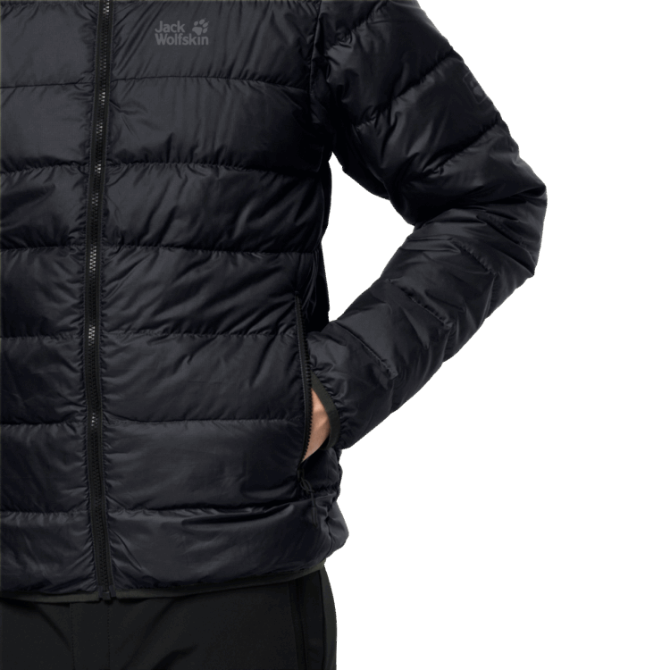 Men's Helium Jacket New Black Brand Jack Wolfskin