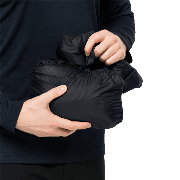Men's Helium Jacket New Black Brand Jack Wolfskin