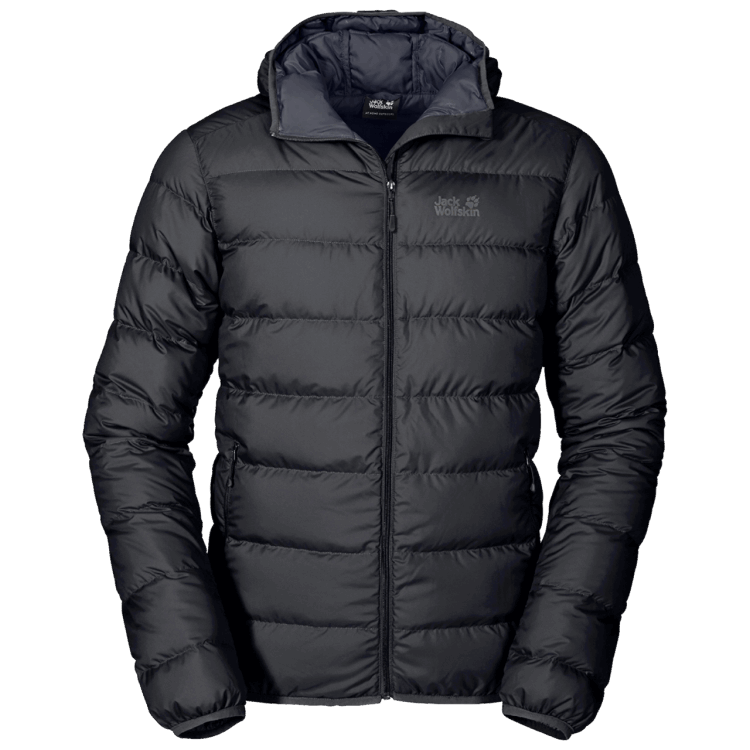 Men's Helium Jacket New Black Brand Jack Wolfskin