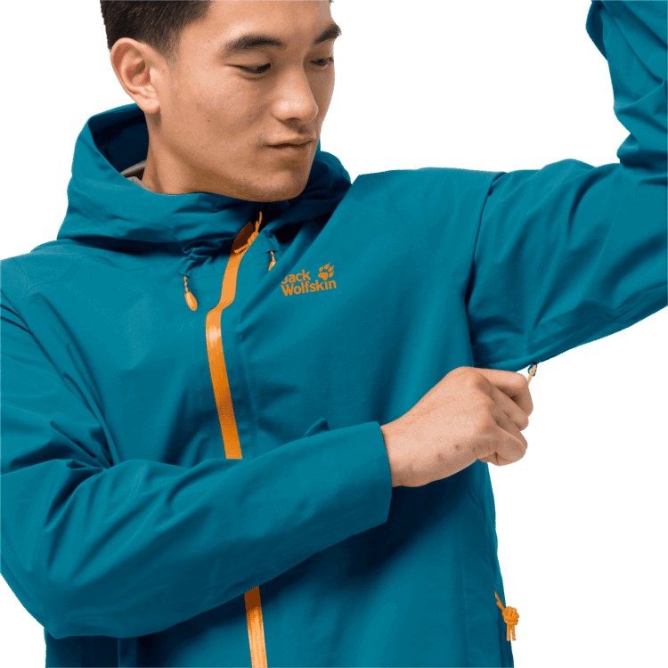 Collections Men's Highest Peak Jacket Baltic Blue Brand Jack Wolfskin
