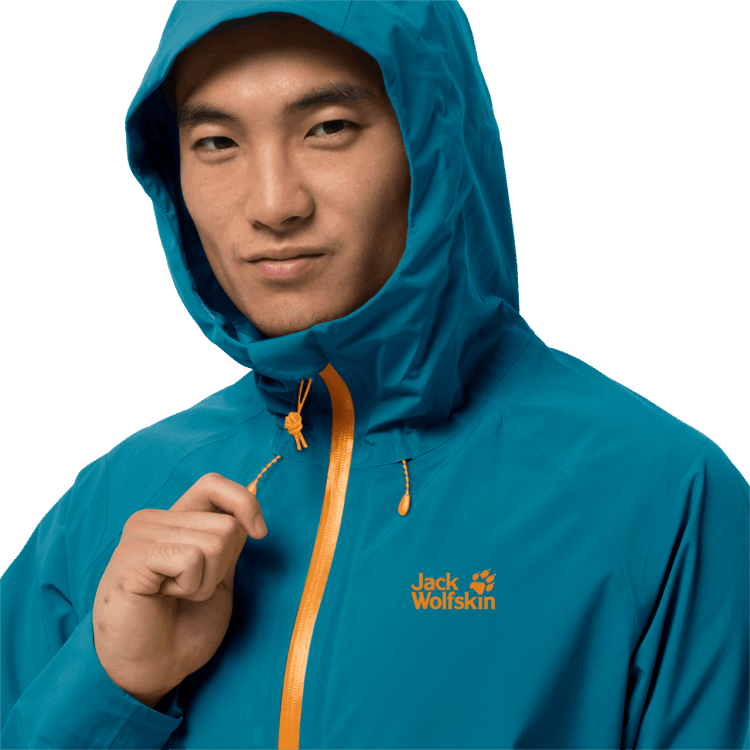 Collections Men's Highest Peak Jacket Baltic Blue Brand Jack Wolfskin