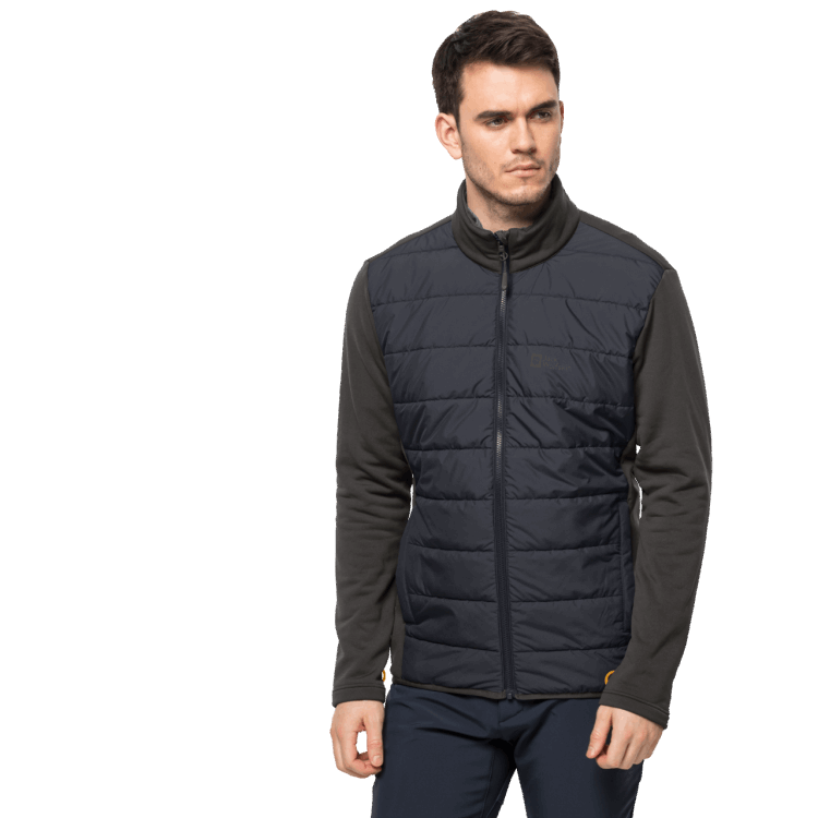 Origin Brand Jack Wolfskin Black Men's Glaabach 3In1 Jacket