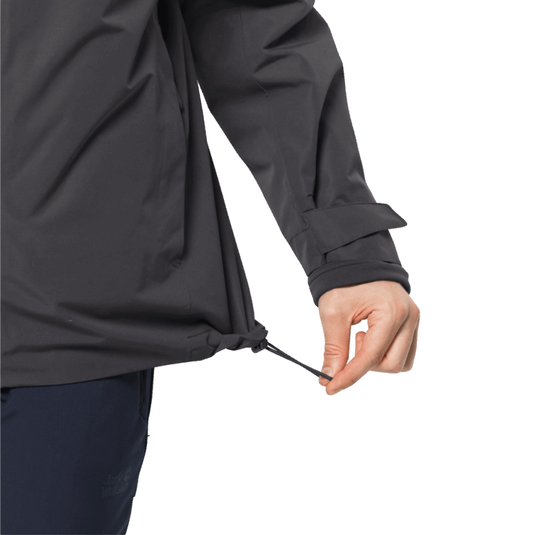 Origin Brand Jack Wolfskin Black Men's Glaabach 3In1 Jacket