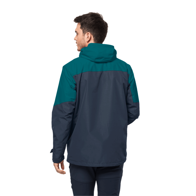 Brands Bay Blue Men's Glaabach 3In1 Jacket Brand Jack Wolfskin