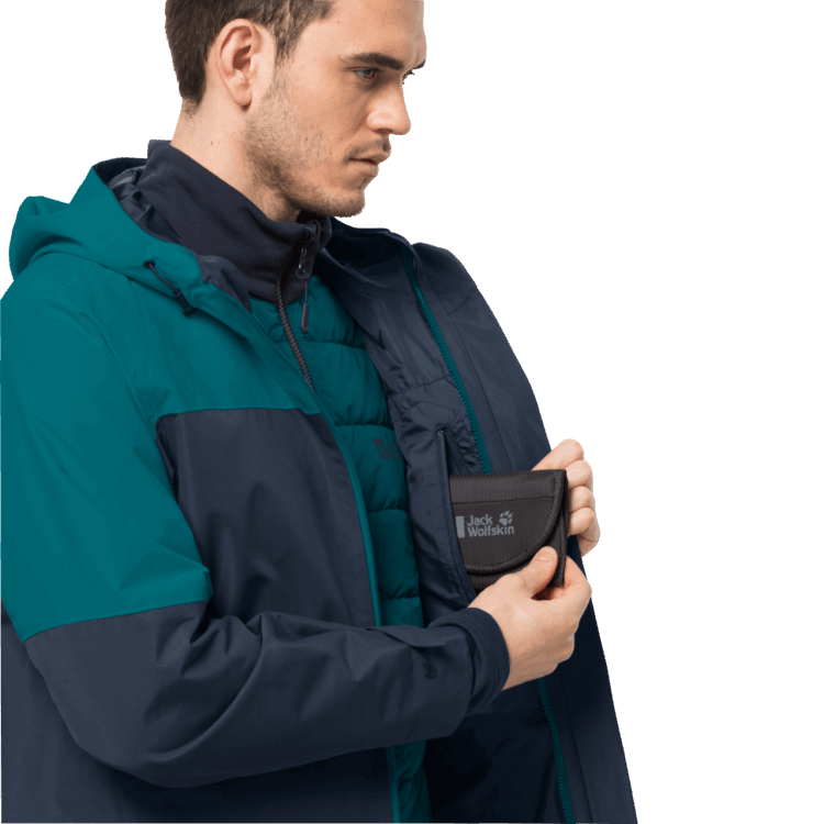 Brands Bay Blue Men's Glaabach 3In1 Jacket Brand Jack Wolfskin