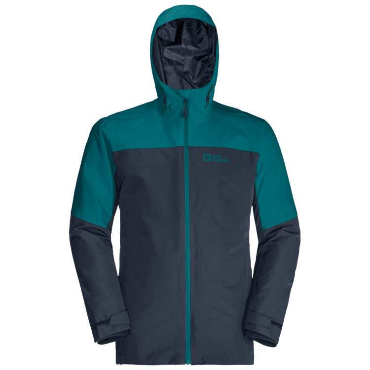 Brands Bay Blue Men's Glaabach 3In1 Jacket Brand Jack Wolfskin