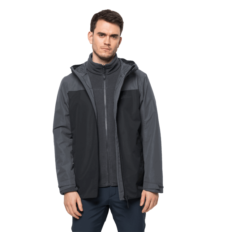 Men's Taubenberg 3In1 Jacket Brand Jack Wolfskin Phantom Original