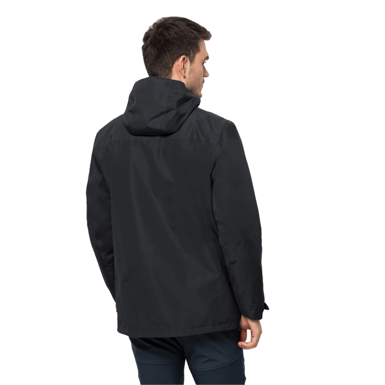 Men's Taubenberg 3In1 Jacket Brand Jack Wolfskin Hot Black