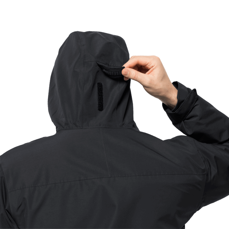 Men's Taubenberg 3In1 Jacket Brand Jack Wolfskin Hot Black