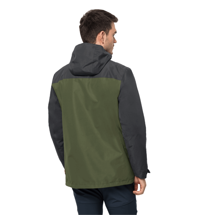 Men's Taubenberg 3In1 Jacket Greenwood New Brand Jack Wolfskin