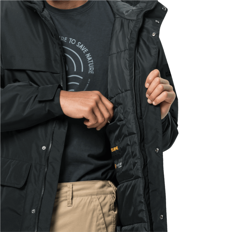 Brand Jack Wolfskin Black Collections Men's Winterlager Parka
