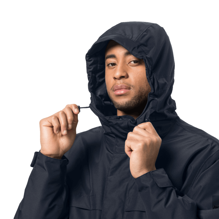 Brand Jack Wolfskin Origins Men's Winterlager Parka Night Blue
