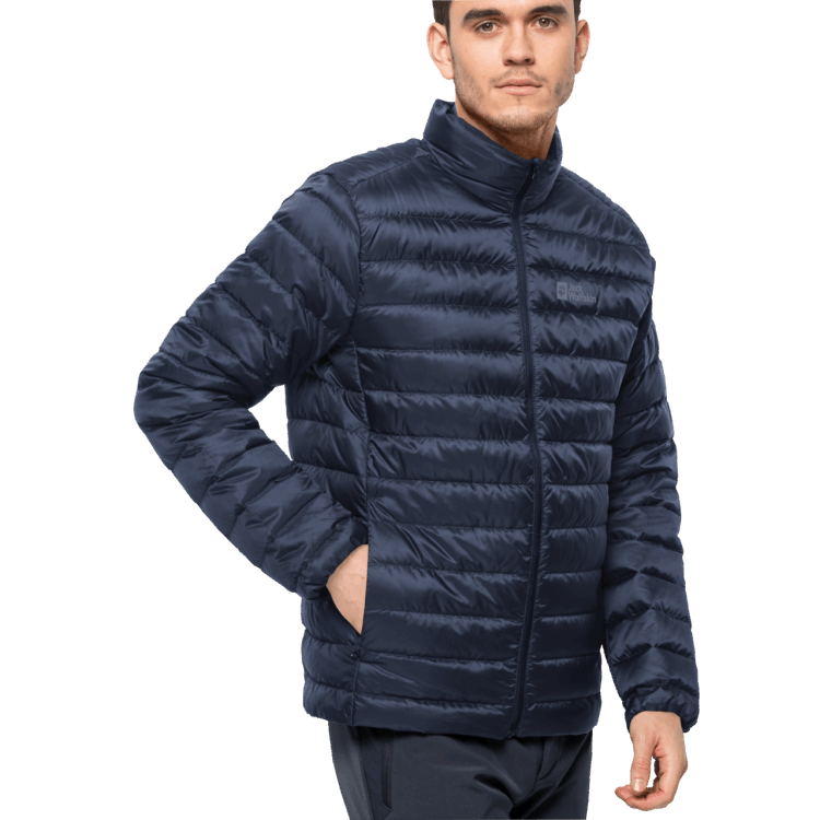 Brand Jack Wolfskin Men's Pack & Go Down Jacket Night Blue Brands