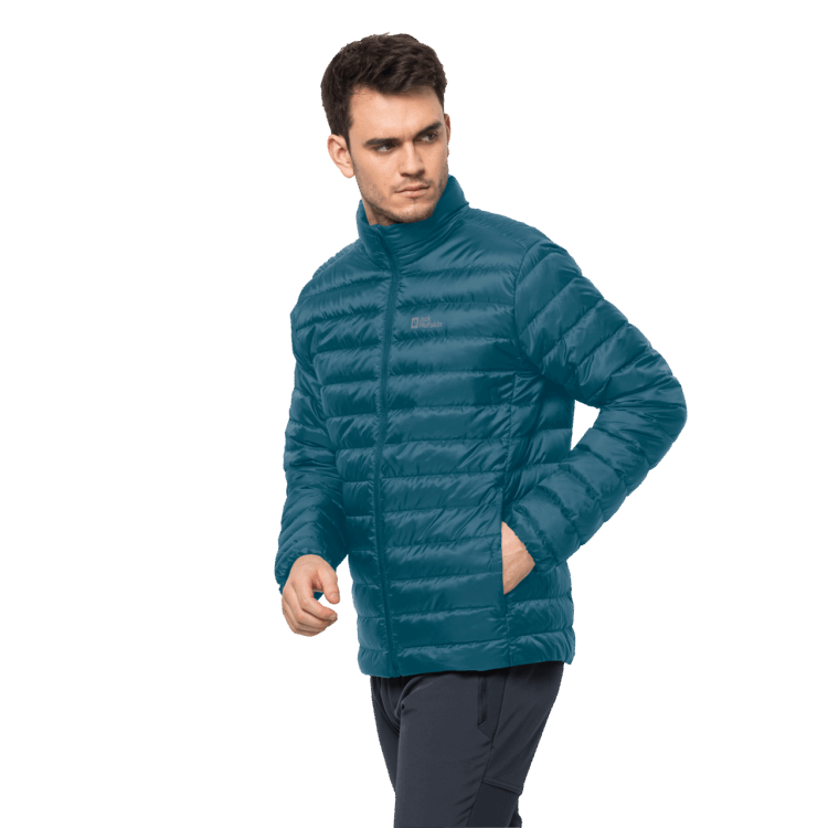 Blue Coral Brand Jack Wolfskin Hot Men's Pack & Go Down Jacket