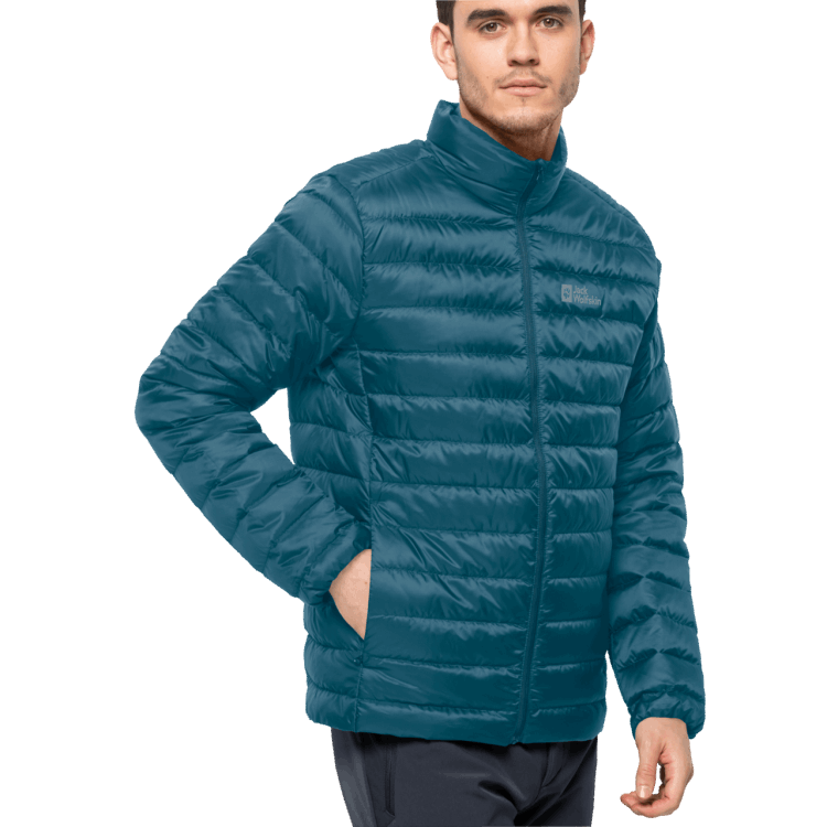 Blue Coral Brand Jack Wolfskin Hot Men's Pack & Go Down Jacket