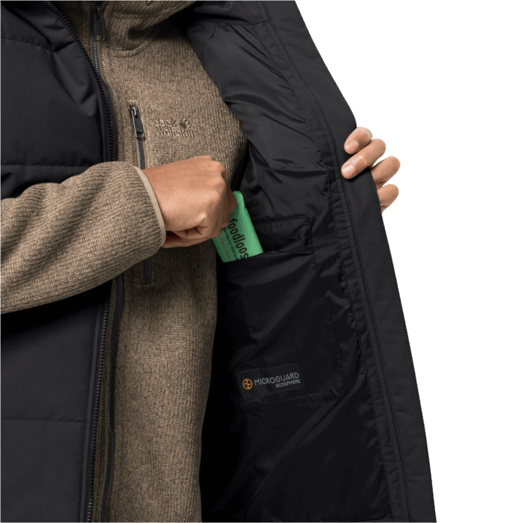 Black Fashion Men's White Frost Vest Brand Jack Wolfskin