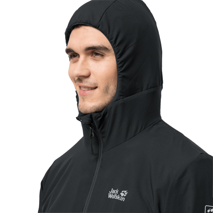 Origin Men's JWP Atmos Jacket Brand Jack Wolfskin Black