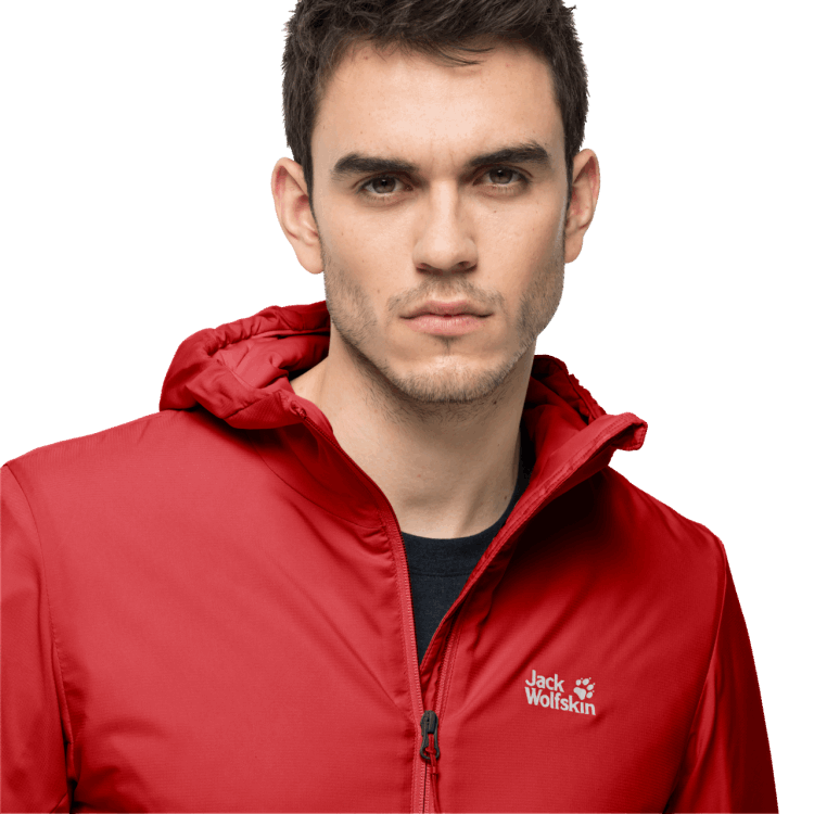 Brand Brand Jack Wolfskin Adrenaline Red Men's Jwp Atmos Jacket