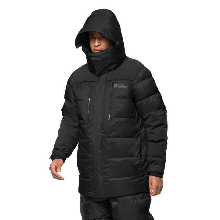 Hot Black Men's 1995 Series Cook Jacket Brand Jack Wolfskin