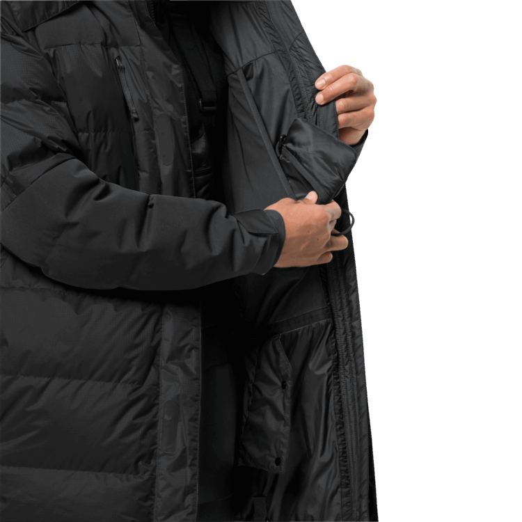Hot Black Men's 1995 Series Cook Jacket Brand Jack Wolfskin