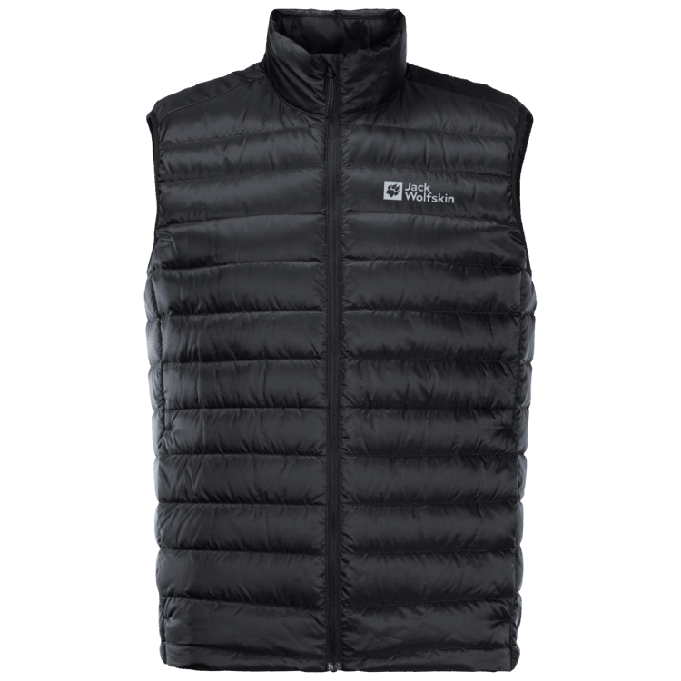 Men's Pack & Go Down Vest Collections Brand Jack Wolfskin Black