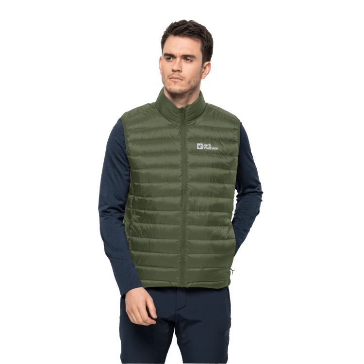 Brand Jack Wolfskin Greenwood Origins Men's Pack & Go Down Vest
