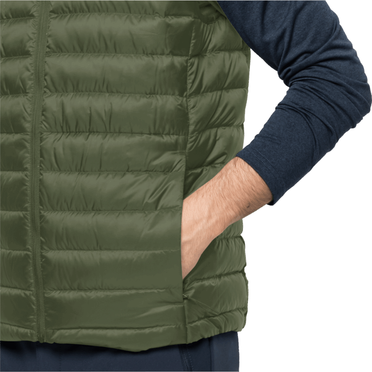 Brand Jack Wolfskin Greenwood Origins Men's Pack & Go Down Vest