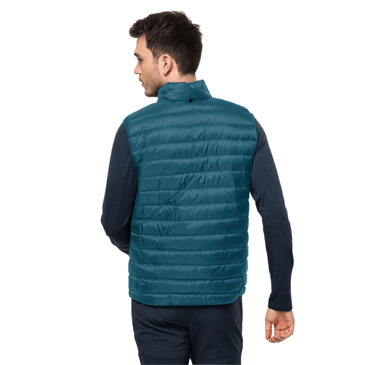 Brand Jack Wolfskin Blue Coral Men's Pack & Go Down Vest Brand
