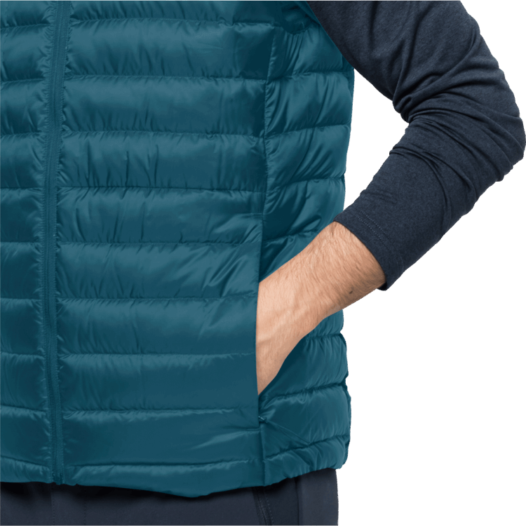 Brand Jack Wolfskin Blue Coral Men's Pack & Go Down Vest Brand