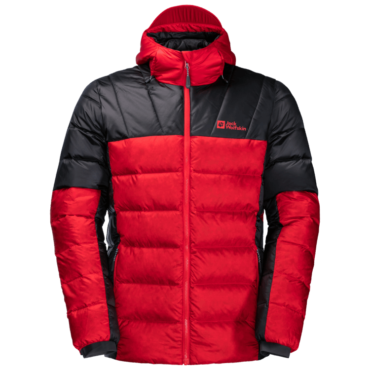 Brand Jack Wolfskin Men's Nebelhorn Down Hoody Adrenaline Red