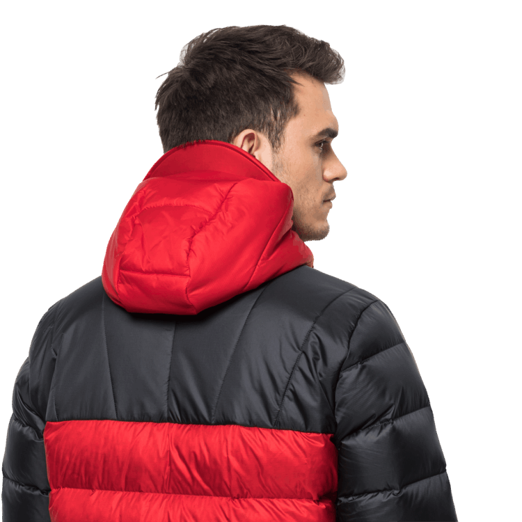 Brand Jack Wolfskin Men's Nebelhorn Down Hoody Adrenaline Red