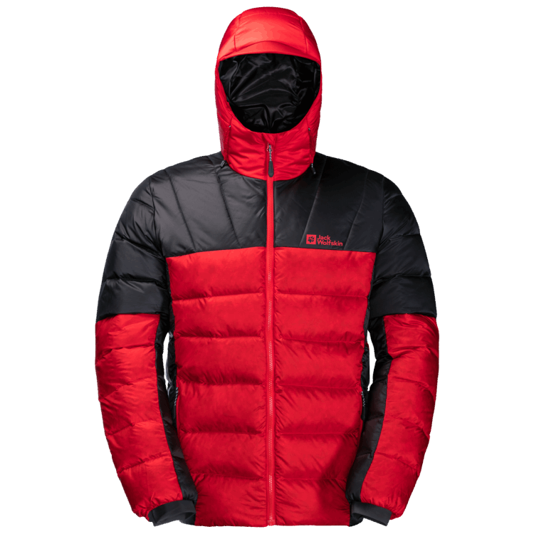 Brand Jack Wolfskin Men's Nebelhorn Down Hoody Adrenaline Red