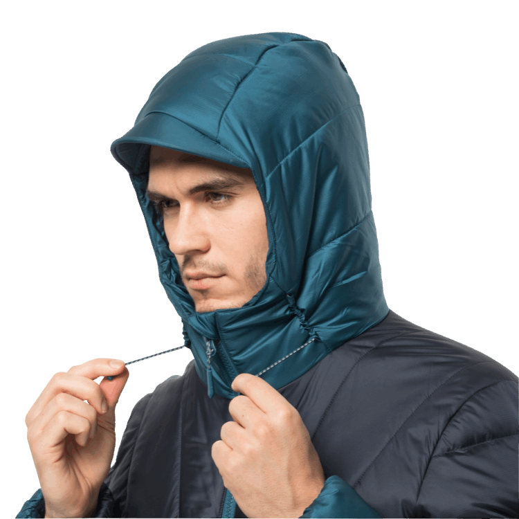 Brand Jack Wolfskin Original Blue Coral Men's Nebelhorn Down Hoody