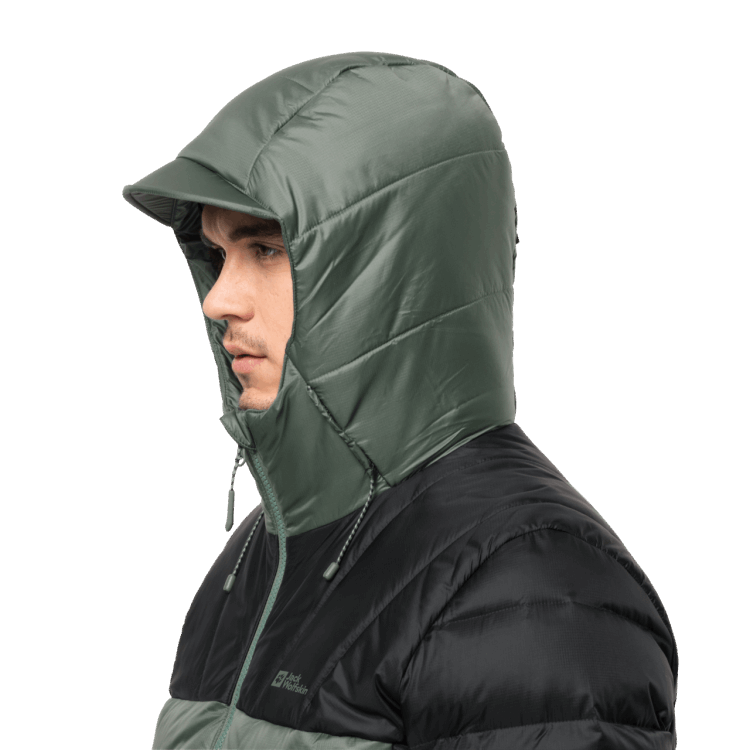 Brand Jack Wolfskin Men's Nebelhorn Down Hoody Hedge Green Hot