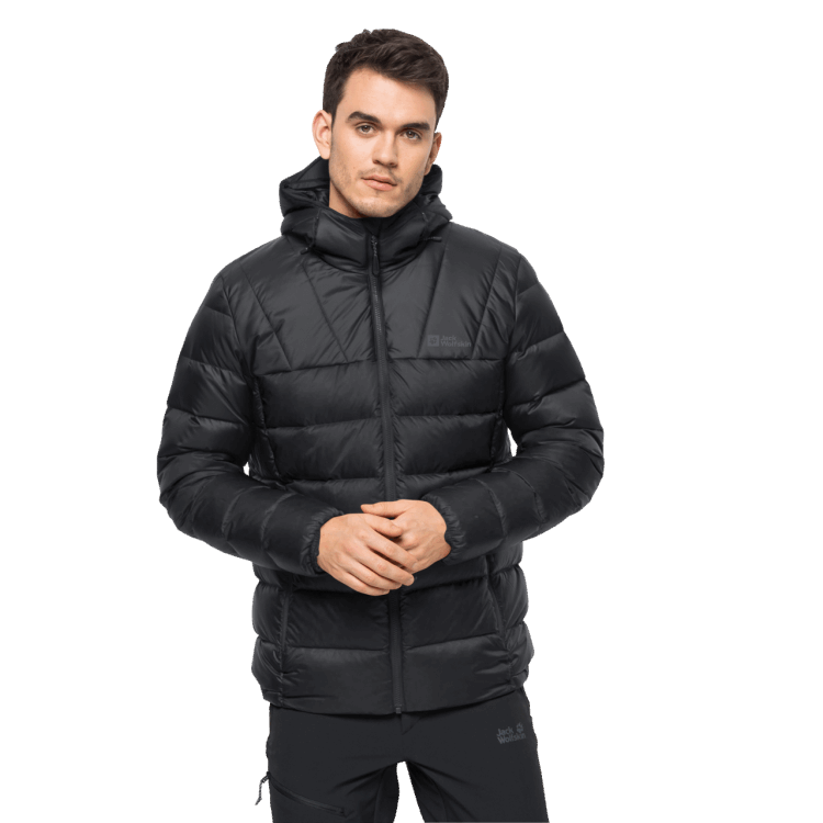 Brand Jack Wolfskin Men's Nebelhorn Down Hoody Best Black